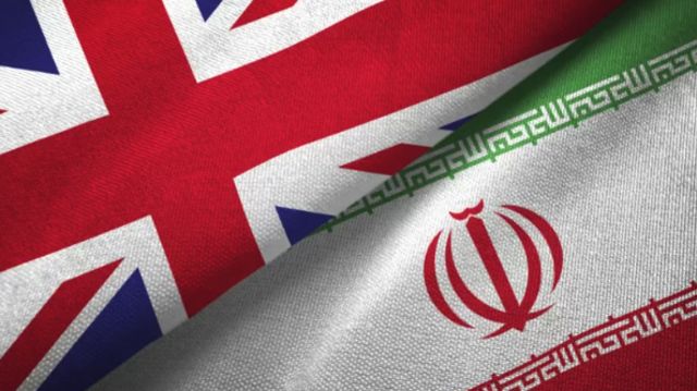 پرچم ایران و بریتانیا