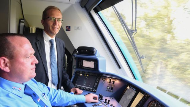 Анри Пупар-Лафарг и машинист