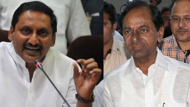 కిరణ్ కుమార్ రెడ్డి, కేసీఆర్