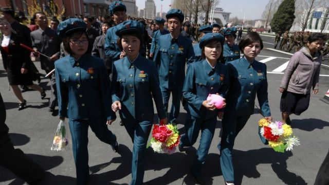 उत्तर कोरिया में समारोह
