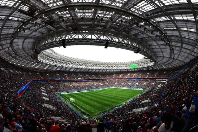 Estadio de fútbol en Rusia