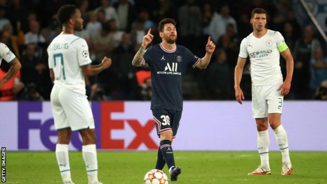 PSG vs Man City: Lionel Messi end 'desperate' search for goal against Man  City - BBC News Pidgin