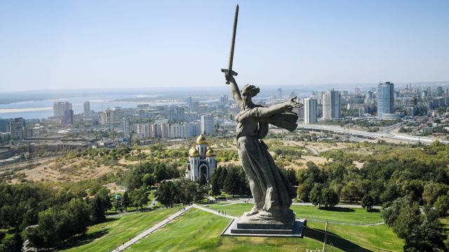 'The Motherland Calls' statue is the largest statue of a woman in the world.