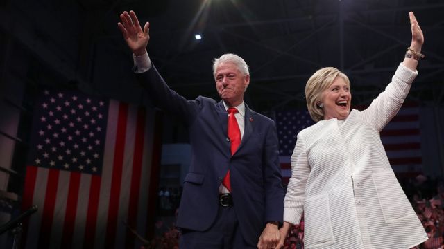 Bill y Hillary Clinton