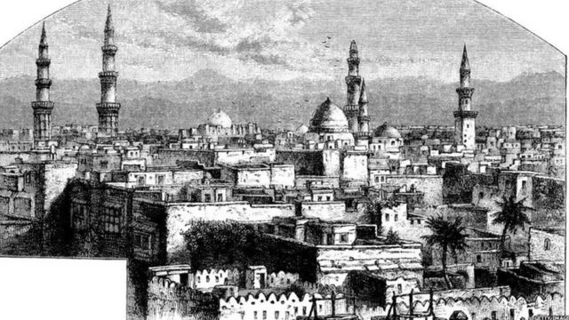 View of the city of Medina in the 19th century