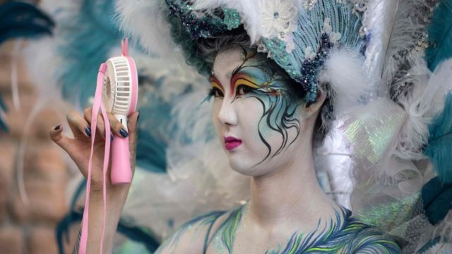 Daegu Bodypainting Festival in South Korea