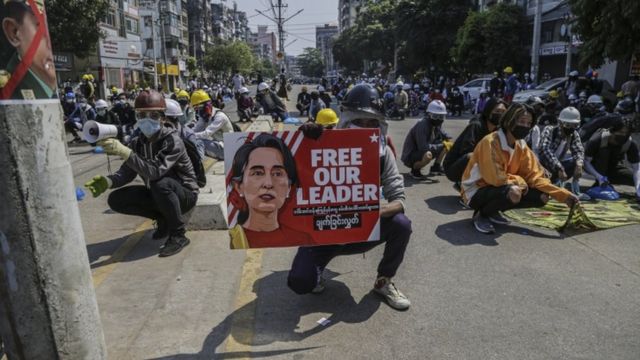 احتجاجات ميانمار