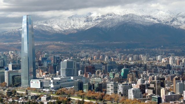 Vista de Santiago.