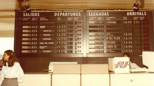 1960년 아르헨티나 부에노스 아이레스 조지 뉴베리 공항