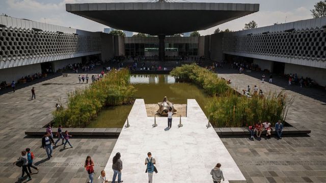 Exterior del Museo de Antropología de Ciudad de México.