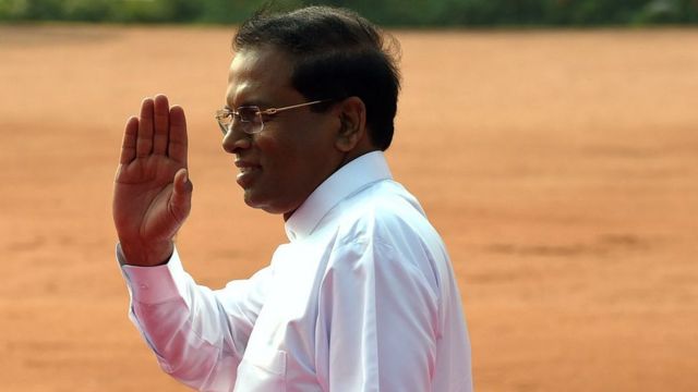 El presidente de Sri Lanka, Maithripala Sirisena.