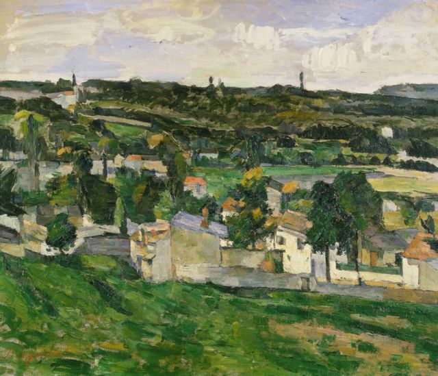 Near Auvers-sur-Oise, de Paul Cezanne