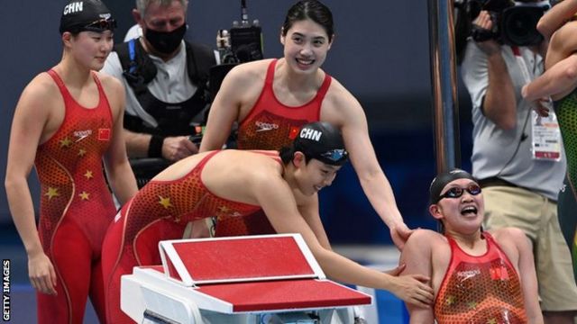 東京五輪 競泳男子の米ドレセル 2個目の金 女子リレーで中国が世界新 cニュース