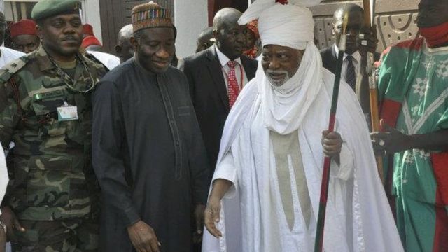 Sarki Ado Bayero da Goodluck Jonathan