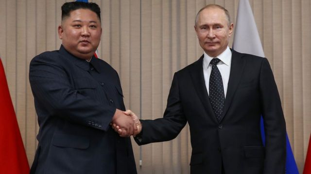Путин менен Ким Чен Ындын алгачкы жолугушуусу