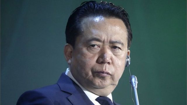 MOSCOW, RUSSIA JULY 6, 2018: Interpol President Meng Hongwei at an International Cybersecurity Congress at Moscow's World Trade Centre. Mikhail Metzel/TASS