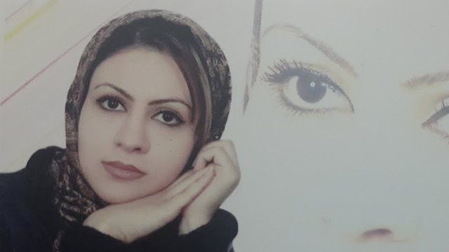 Masoumeh Ataie before she was attacked