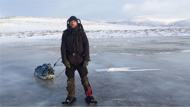 Мортен Хилмер патрулирует Национальный парк в Гренландии