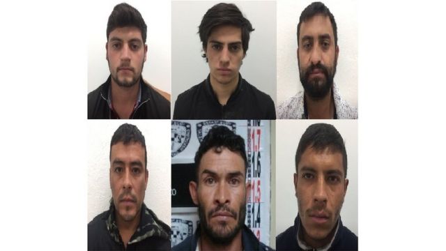 Fotos de los seis condenados