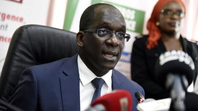 Le ministre de la santé sénégalais Abdoulaye Diouf Sarr