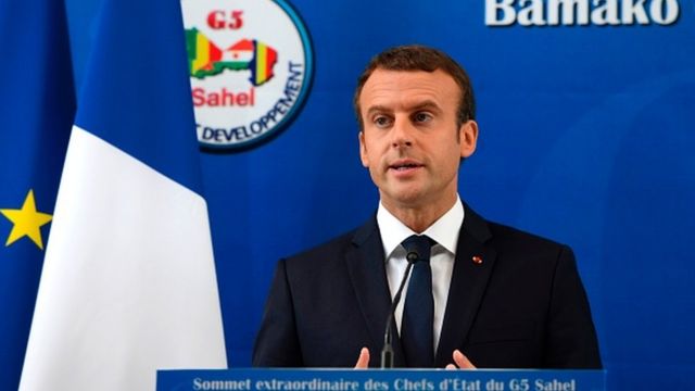 Le président français Emmanuel Macron a promis dimanche 2 juillet à Bamako d'aider les pays du G5 Sahel