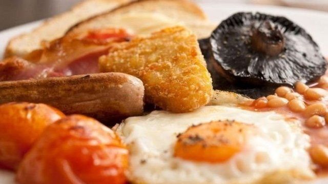 传统英式早餐(photo:BBC)
