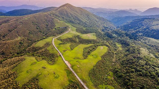 el Parque Nacional Yangmingshan de Taiwán