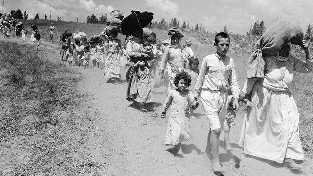 در جریان جنگ ۱۹۴۸، ایرانیان ساکن فلسطین نیز مانند اعراب این منطقه گریختند