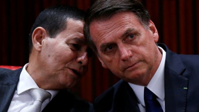 Mourão y Bolsonaro