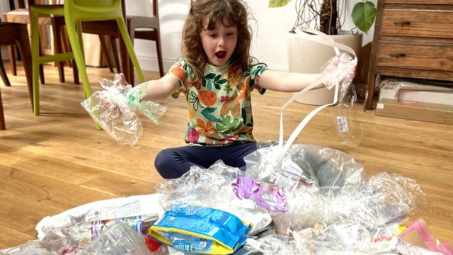 一星期用掉多少塑料？结果令人吃惊(photo:BBC)