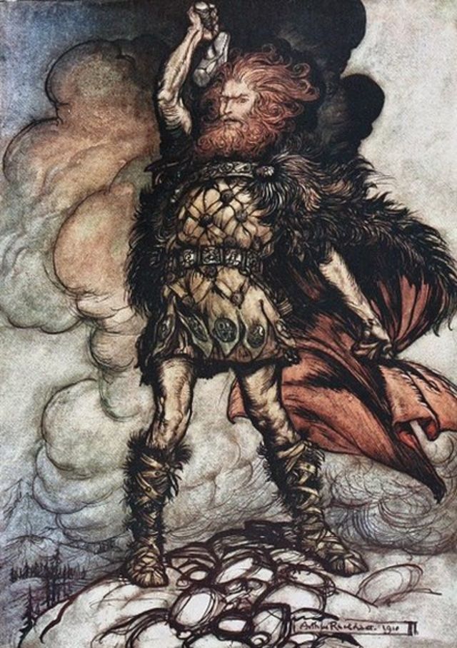 Ilustración de Thor por Richard W