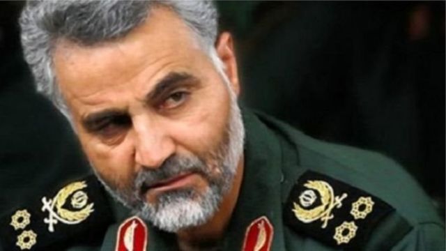 قائد فيلق القدس في الحرس الثوري الإيراني اللواء قاسم سليماني