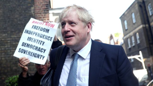 Boris Johnson, líder del Partido Conservador