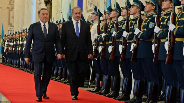 Нетаньяху и Назарбаев