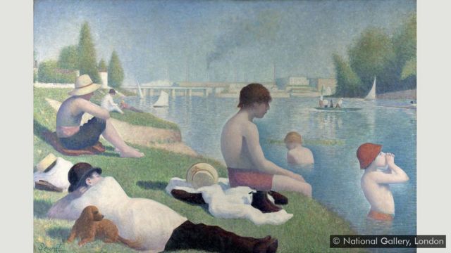 'Um banho em Asnières', de Seurat