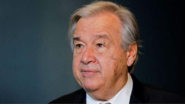 BMT Baş katibi Antonio Guterres