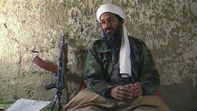 Osama Bin Laden declarou guerra aos EUA de uma caverna no Afeganistão