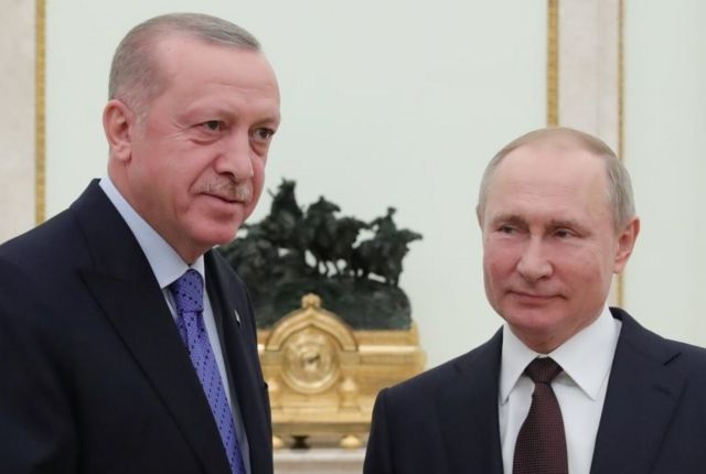 Cumhurbaşkanı Recep Tayyip Erdoğan ve Rusya Devlet Başkanı Vladimnir Putin