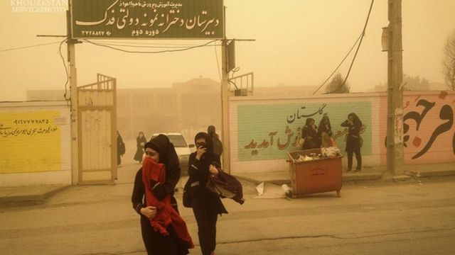 مدرسه دخترانه تعطیل شده در اهواز