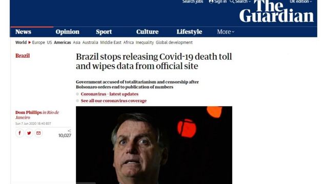 Reportagem do Guardian sobre Brasil