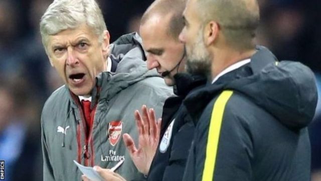 Umumenyereza wa Arsenal, Arsene Wenger avuga ko ibitego bibiri vyinjijwe na City baraririye