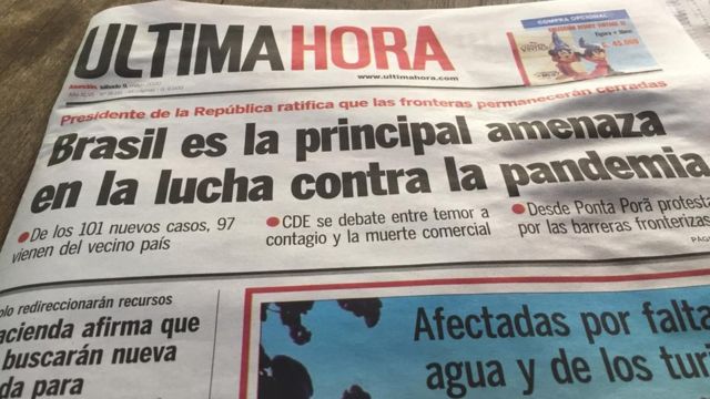 jornal paraguaio Ultima Hora