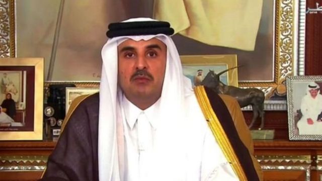 قطر کے امیر شیخ تمیم بن حماد ال ثانی