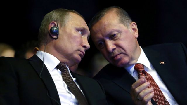 Vladimir Putin və Recep Tayyip Erdoğan