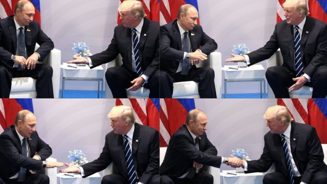 Владимир Путин и Дональд Трамп