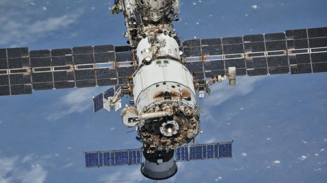 Image of the station of a Soyuz spacecraft last year