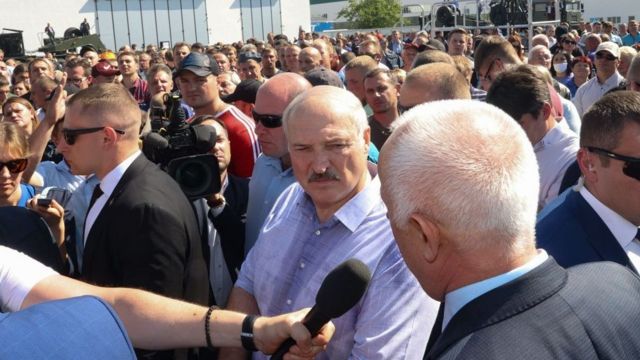 Lukashenko este lunes 17 de agosto.