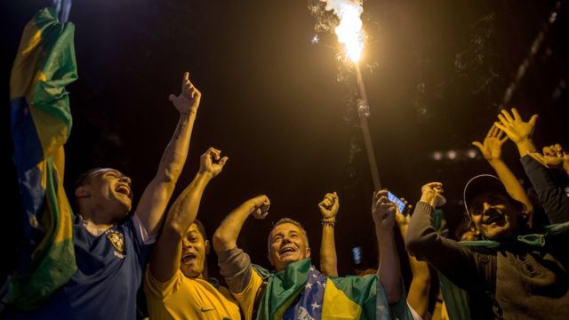 Simpatizantes de Bolsonaro em SP