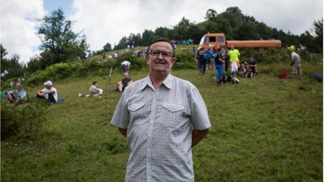 Šaćirević na Kameničkom brdu kod Srebrenice, Marš Mira, 2018.