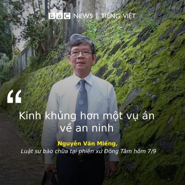 Luật sư Nguyễn Văn Miếng bình luận về không khí phiên tòa hôm đầu 7/9.